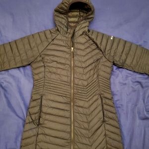 Columbia OmniHeat women's large, long, jacket, black